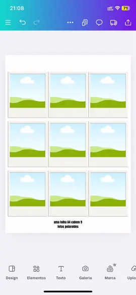 Arquivo de fotos polaroides 100% editável pelo Canva.  #papelaria #papelariapersonalizada #papeleirainiciante #papelariacriativa #canva 