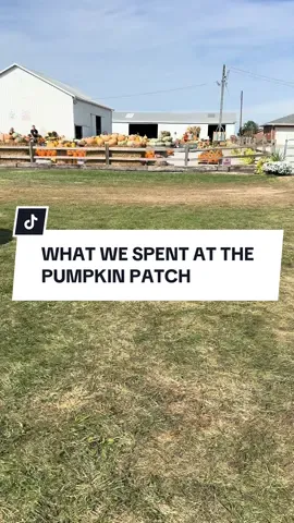 what we spent today at the pumpkin patch! I love all the fall activities with littles 🍂🧺🍎 #spendingmoney #spending #spendinghabits #whatispentinaday 
