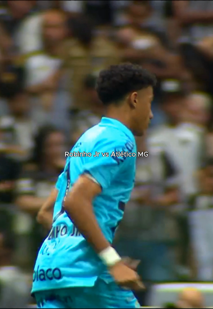 Robinho Jr vs Atlético Mineiro 🤩 #robinhojr #santos #atleticomineiro #football 
