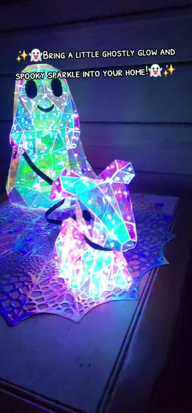 Meet your new boo-tiful besties! 💖 This holographic ghost and mouse duo isn’t just adorable—they light up with a magical rainbow glow that instantly transforms any space into a cozy, whimsical vibe. Perfect for Halloween or year-round decor, they’re the ultimate mix of spooky and cute. Whether you’re decorating your desk, gifting a friend, or adding a little magic to movie night, these glowing buddies will steal your heart and light up your life! 🌈✨ #tiktokshoprestock #spotlightfinds #tiktokmademebuyit  #spookyseason #cutehalloween 