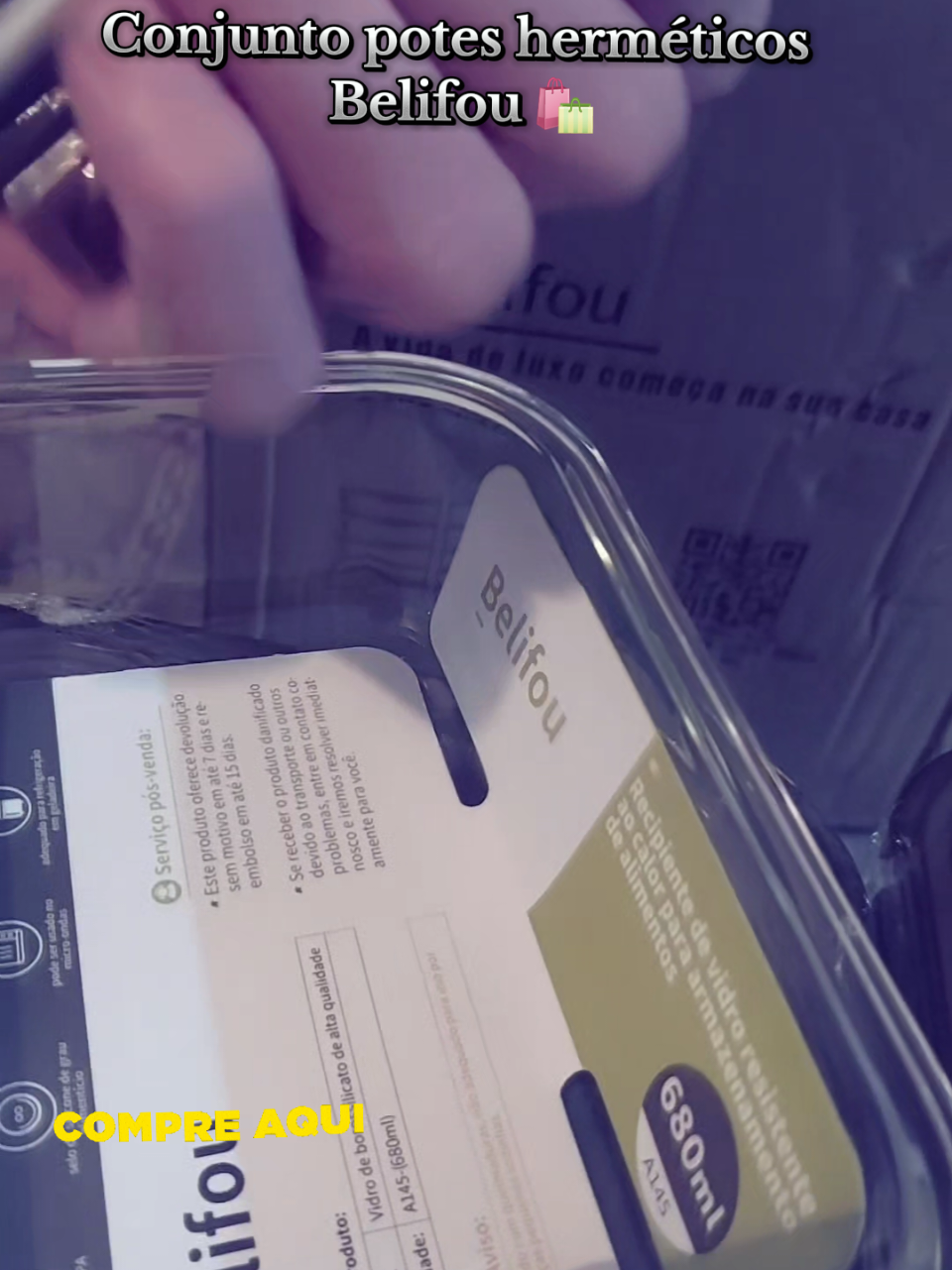 compre aqui ⬆️  #potehermetico #belifou #tiktokshop #marmitasemanal 