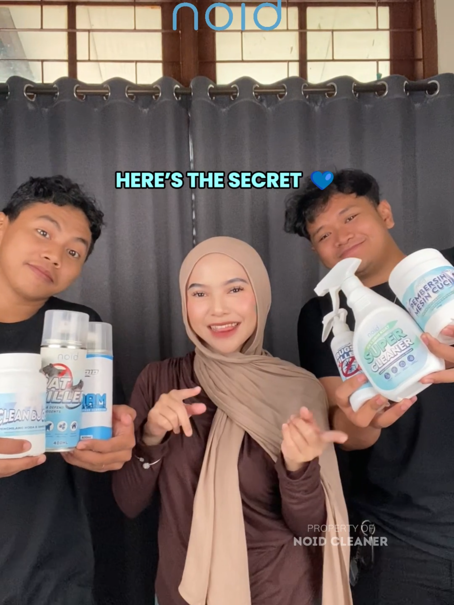 Emang lebih happy kalau ada Noid di rumah!#noid #pembersih #produklokal #affiliatemarketing #viral #fyp #penghilangnoda #pembasmi #sprayserangga