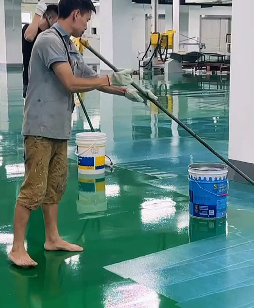 Epoxy floor paint