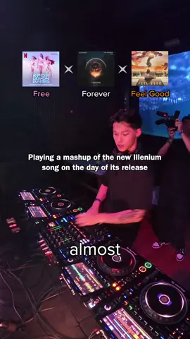 Quick edit of the new @ILLENIUM song - loved that there were some Illenials in the crowd 🫶 Kpop Demon Hunters x Illenium x Gryffin,Illenium - “Feel Forever Free” at @missionny  @Gryffin @Netflix  #illenium #gryffin #kpopdemonhunters #kpop #forever 