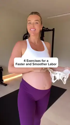 Have you heard of curb walking for labor prep? Positions that create opposing movements in your hips and pelvis help open the mid pelvis, where labor often stalls. This part of the pelvis is less movable since baby is surrounded by the bony, less moveable portion of the pelvis. By using opposing motions—hip flexion/extension, up/down shifts, and pelvic rotations—you can create a shimmying effect to help baby navigate the pelvic cavity more smoothly. ☑️ All Fours with Yoga Block • Place a yoga block under one knee to shift that side of the pelvis up while keeping the other side down. • Keep your weight evenly distributed and move through arching and tucking your pelvis to open the front and back of the mid pelvis. • Purpose: Promotes flexibility and mobility for baby’s descent. ☑️ Offset Hip Oppeners • In the same position, press through the yoga-block knee to lift the opposite pelvis toward the ceiling. Rotate the pelvis forward and backward, creating opposing movements. • Purpose: Encourages better movement through the mid pelvis by unlocking rotational mobility. • Kneel with one leg forward, foot slightly wider than your hip, and knee rotated outward. Use your hands or a birth ball for support as you rock your pelvis forward and backward. • Purpose: Works opposing hip flexion and extension to widen the pelvis. ☑️ Curb Stepping or Yoga Block Step-Ups • Step up to the side on a yoga block or curb, exaggerating a pelvic hike on the stepping side. As you step, lift the non-stepping side past the opposite side. Try walking forward with this for added pelvic rotation. • Purpose: Opens the mid pelvis with opposing up-and-down motions Comment ‘PREP’ and I will send you a 10 minute labor prep routine that you can follow along with at home! If you’re looking for guidance on your prenatal training and want to remove the guesswork from your workouts, you can follow my Pregnancy Fitness Program available on the Momday App. It’s FREE to try for 7 days! - #36weekspregnant