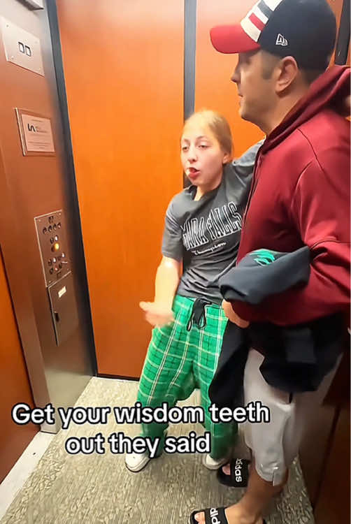 Fun Reactions After Wisdom Tooth Extraction#funny #wisdomteeth #usa #reaction #happy 