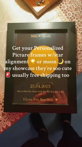 Get your Picture frames w/star alignment 🌟 or moon 🌙 on my showcase they’re soo cute 🚨 #tiktokshop #saturday #showcase #sales #fyp 