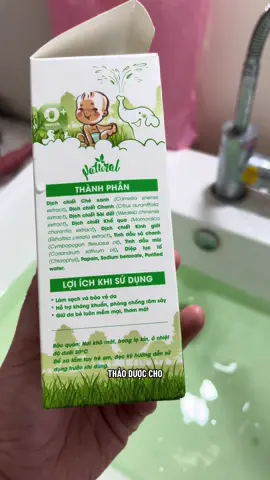 Nước tắm gội cho bé yêu hàng ngày 🥰#vuivemoingay❤️ #xuhuong #suatamthaoduocelemis 