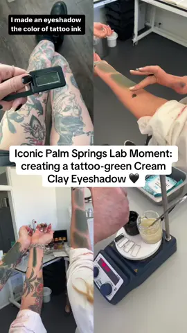 Many iconic shades were created in our Palm Springs Lab, and Cream Clay Eyeshadow shade M106 was one of the first!! What shade will we create first in our new MOB Lab home?! 