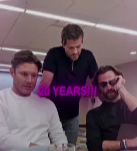 20 years!!! #supernatural #jensenackles #jaredpadalecki #mishacollins #zyxcba -scp: jaredscp @JPadalecki @Misha Collins 