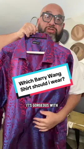 Tomorrow is my mother’s 76 birthday. She’s 18 years cancer free thank Jesus so we wanna take it to a nice restaurant and I wanna wear one of my Barry Wang shirts. I have many to choose from so come help me choose which one you think is best for such a special occasion.? #mensshirts #barrywang #plussizeshirts #cooltshirts
