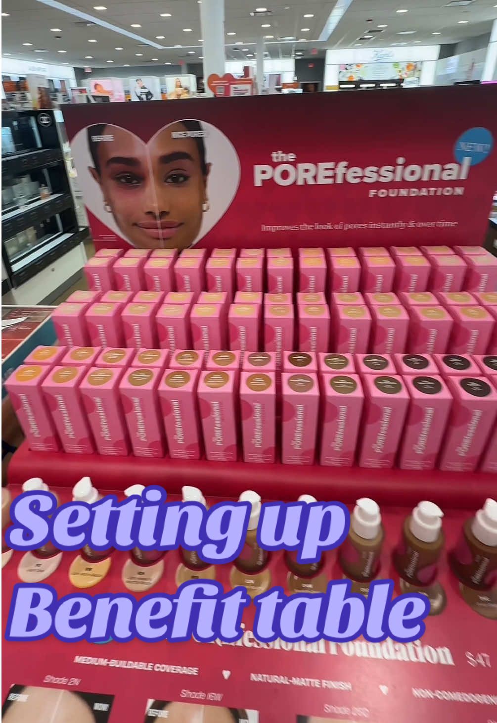 Just another day at work #ditl #ultaemployee #benefitcosmetics #workvlog   #creatorsearchinsights 