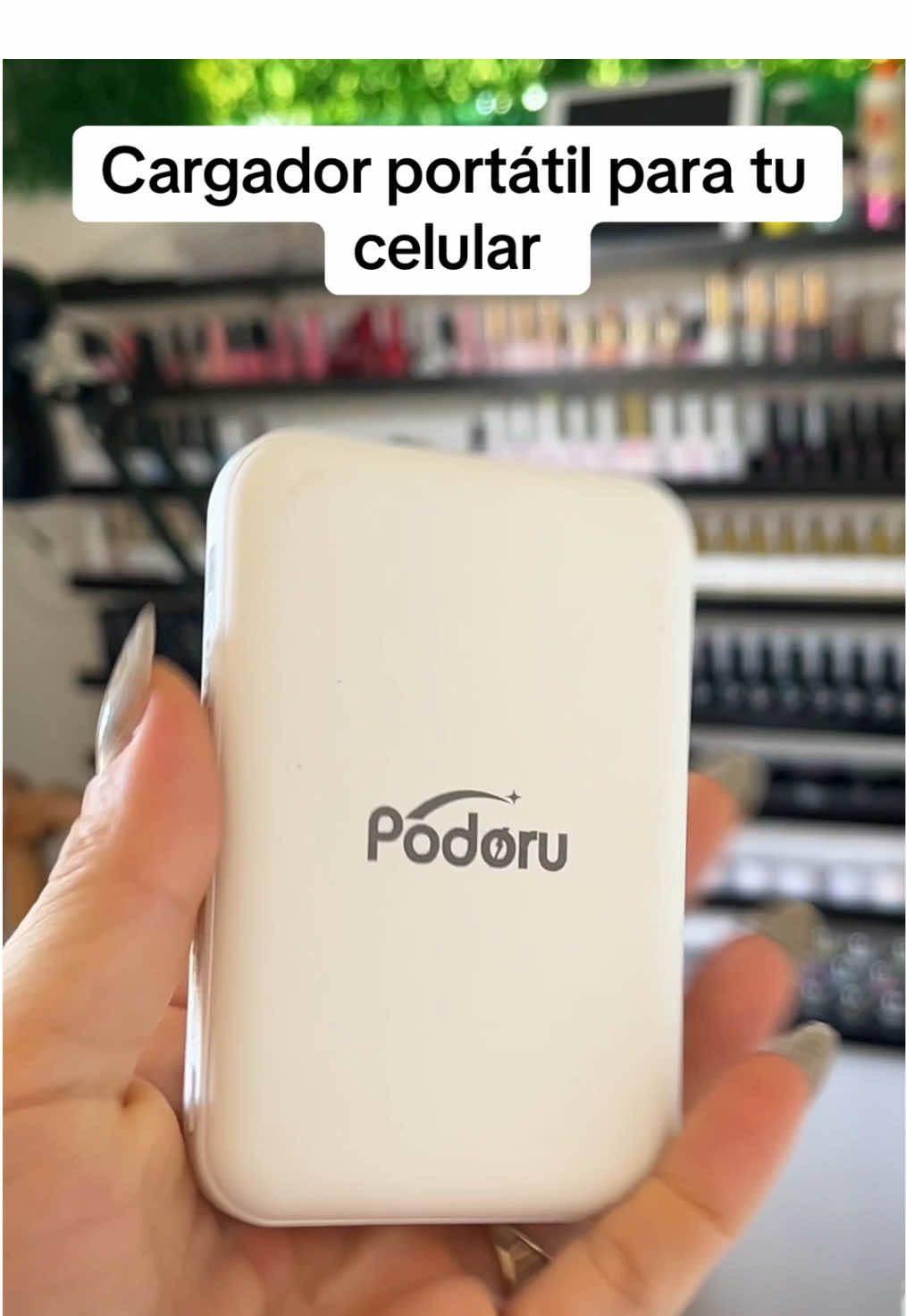 Cargador portátil para tu celular ✅ @Podoru 