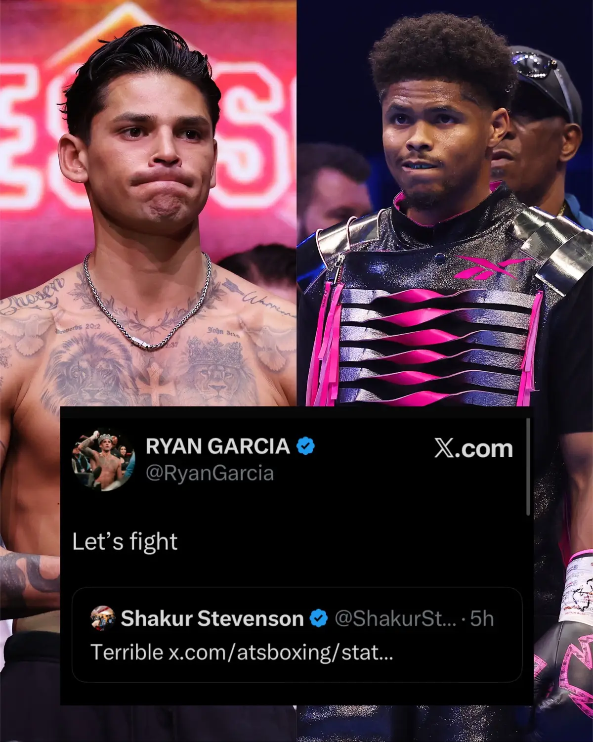 Who yall think would win this? 👀 #ryangarcia #shakurstevenson #boxing
