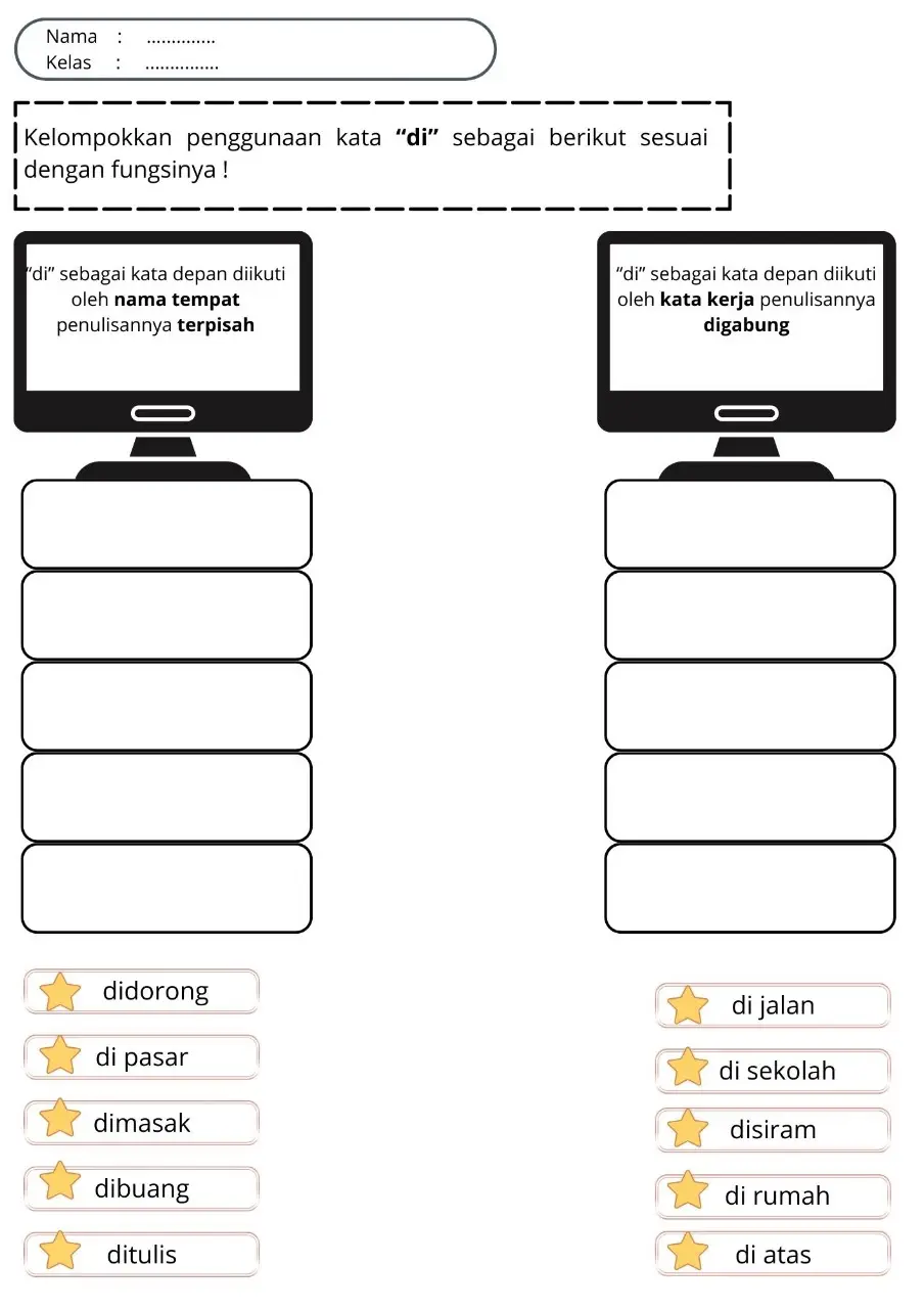 LKPD Bahasa Indonesia Bab 3 Kelas 2 Penggunaan 