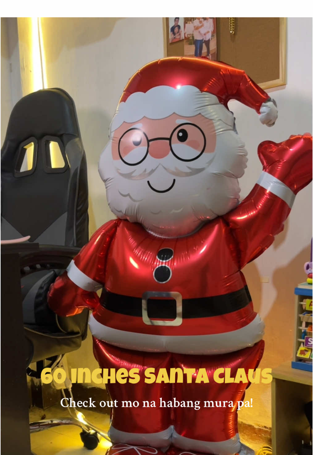 Level up ang Christmas vibes sa bahay with this 60 inches inflatable Santa Claus 🎅✨ Huwag palampasin, siguradong mabilis maubos 🎄#santaclaus #christmasdecor #inflatablesanta #holidaydeals #paskona 