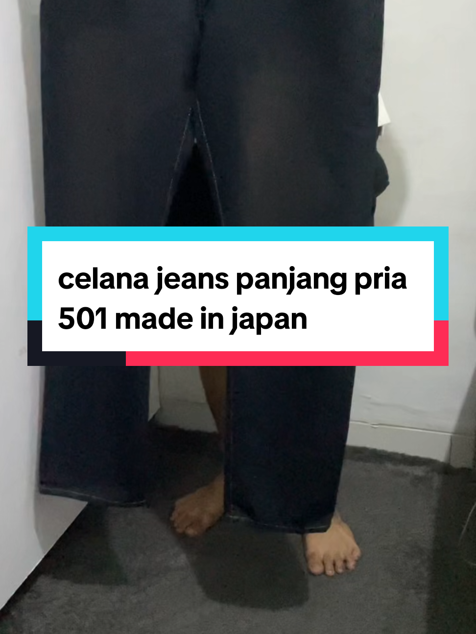 ready celana jeans panjang pria panjang standar 501 reguller fitt made in japan size 28 -38 buruan cek keranjang kuning gaess!!!#promogajian #fyp #jeans #promo99sale 