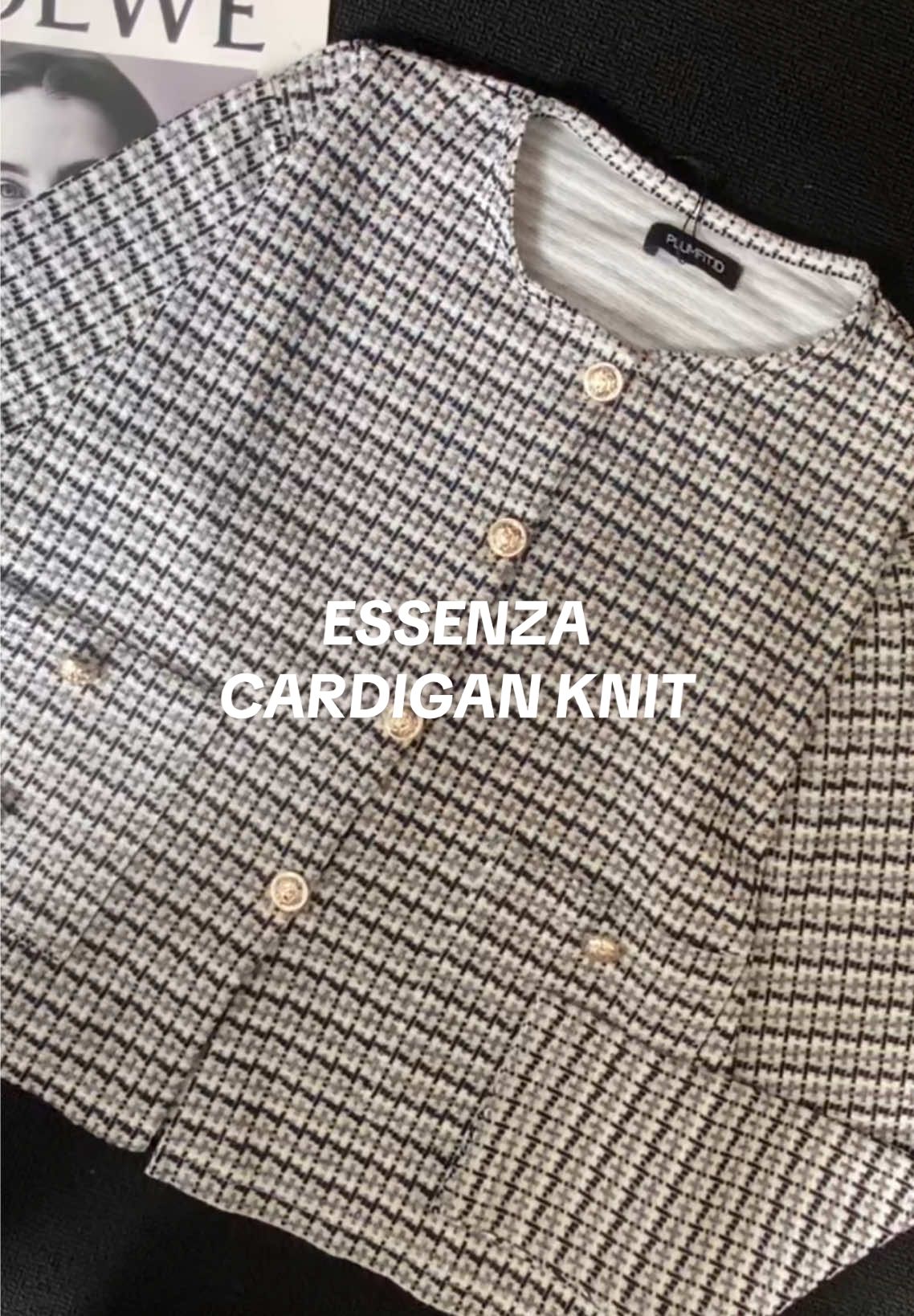 Your best kniitt🛒🤏🏻 #OOTD #fyp #atasanwanita #cardigan 