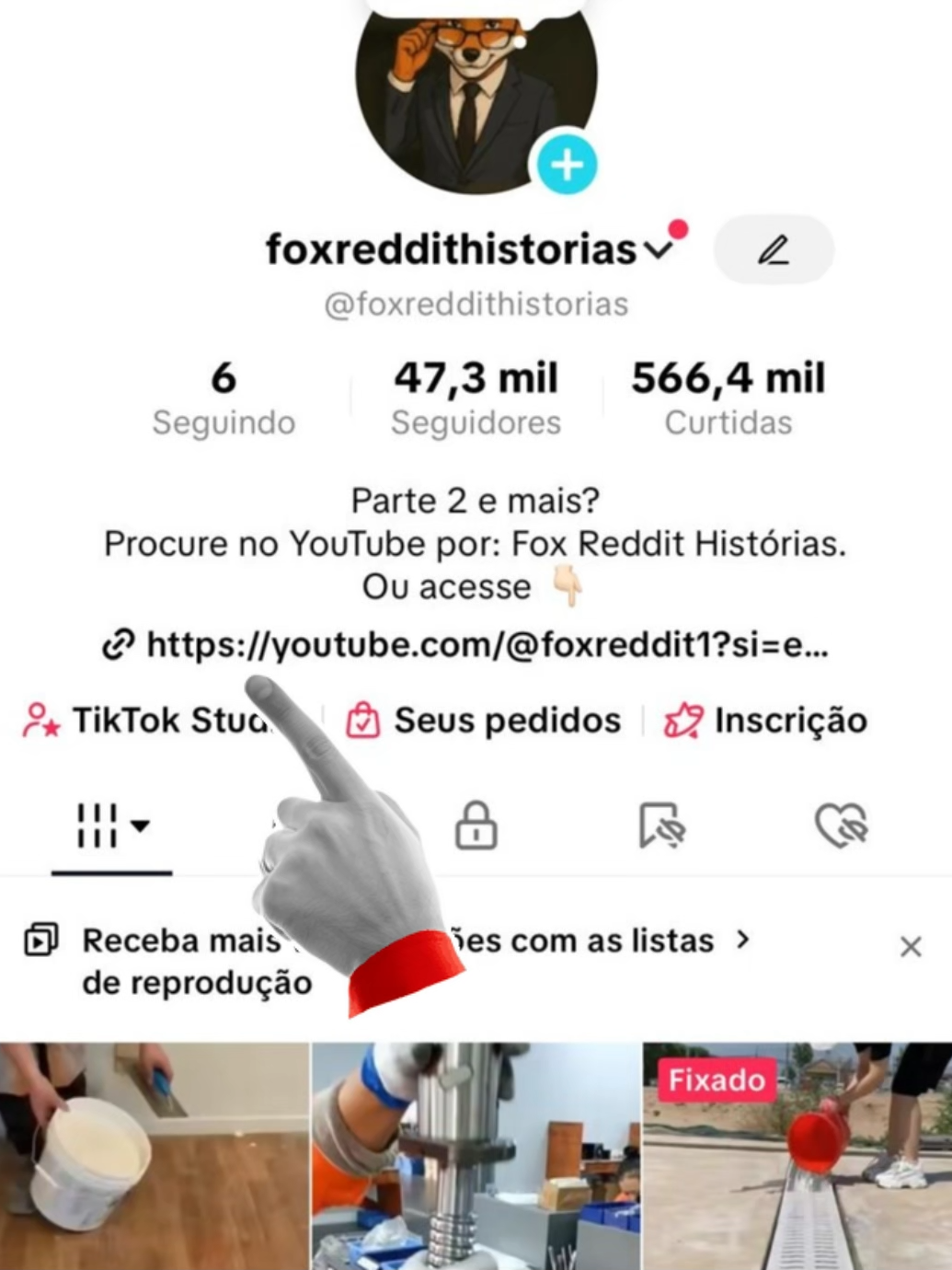 Assista nossas HISTÓRIAS COMPLETAS no YT, procure por Fox Reddit Histórias ou acesse pelo link em nossa bio. #redditbrasil #reddit #redditstories #FYP
