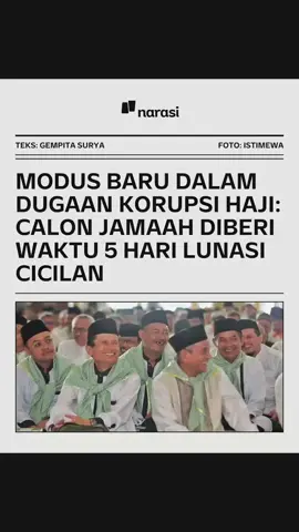 KPK Kembali menelusuri dugaan korupsi dalam pelaksanaan haji. Kali ini, KPK mendapati ada modus baru dalam dugaan korupsi tersebut yakni mekanisme pelunasan cicilan bagi jamaah haji khusus yang diterapkan mepet dalam waktu 5 hari. | Narasi Daily #ModusBaruDugaanKorupsiHaji #NarasiDaily #narasinewsroom 