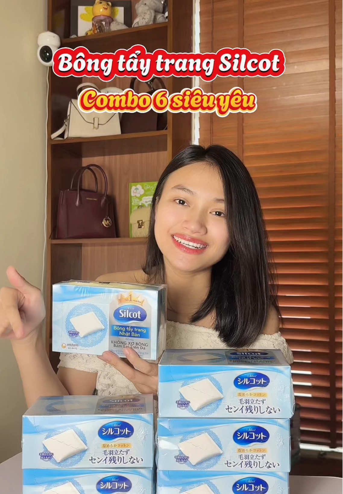 Bông tẩy trang Silcot dùng là mê, siêu mướt siêu thích #bongtaytrangsilcot #silcot 