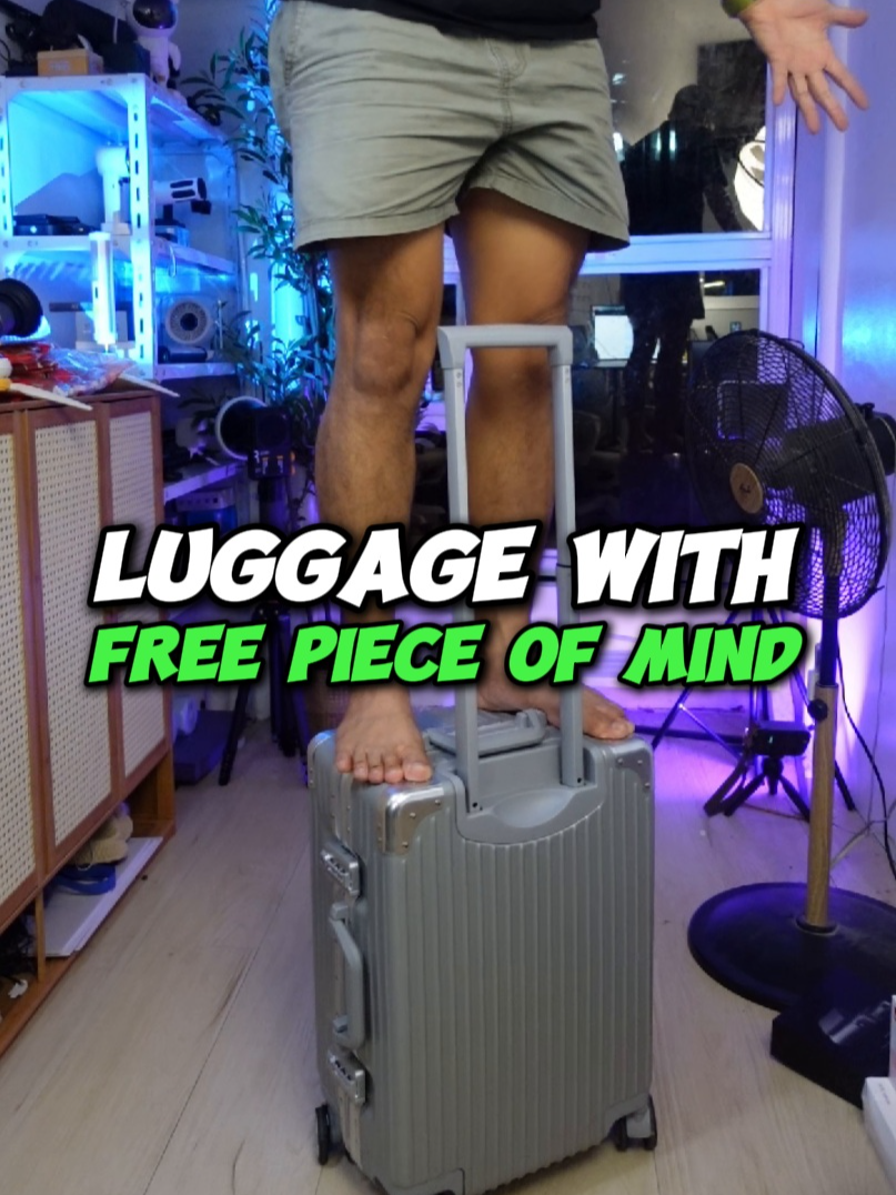 PEACE OF MIND BA - ISLAND ELEPHANT ALUMINUM LUGGAGE #luggage #airportsafety #traveltips #travelsafety #airport #luggagepacking #bag #vacation