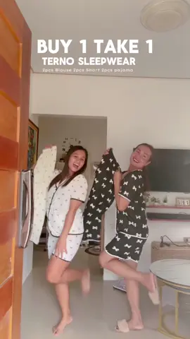 Naka buy 1 take 1 parin! #ternosleepwear #pajamaset #buy1take1 #sleepwear 