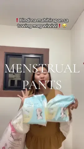 Mas komportable kase to😭 #menstrualpants #menstrualdiaper #napkin #daisycare 