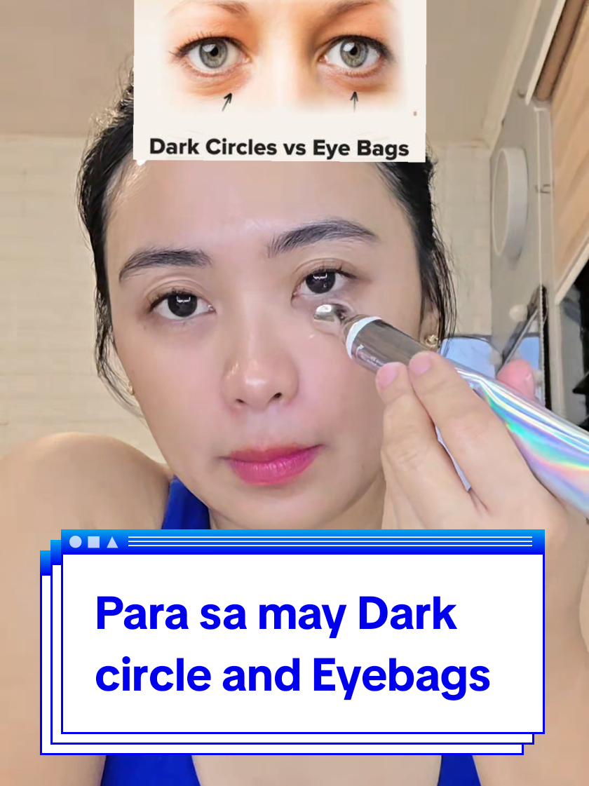 Kung meron kang dark circles under your eyes amd eyebags, try this Retinol eye massager cream from @icelerskin super relaxing sa mata 🤗🥰