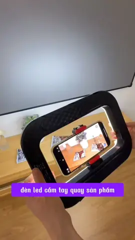 đèn led cầm tay quay video 