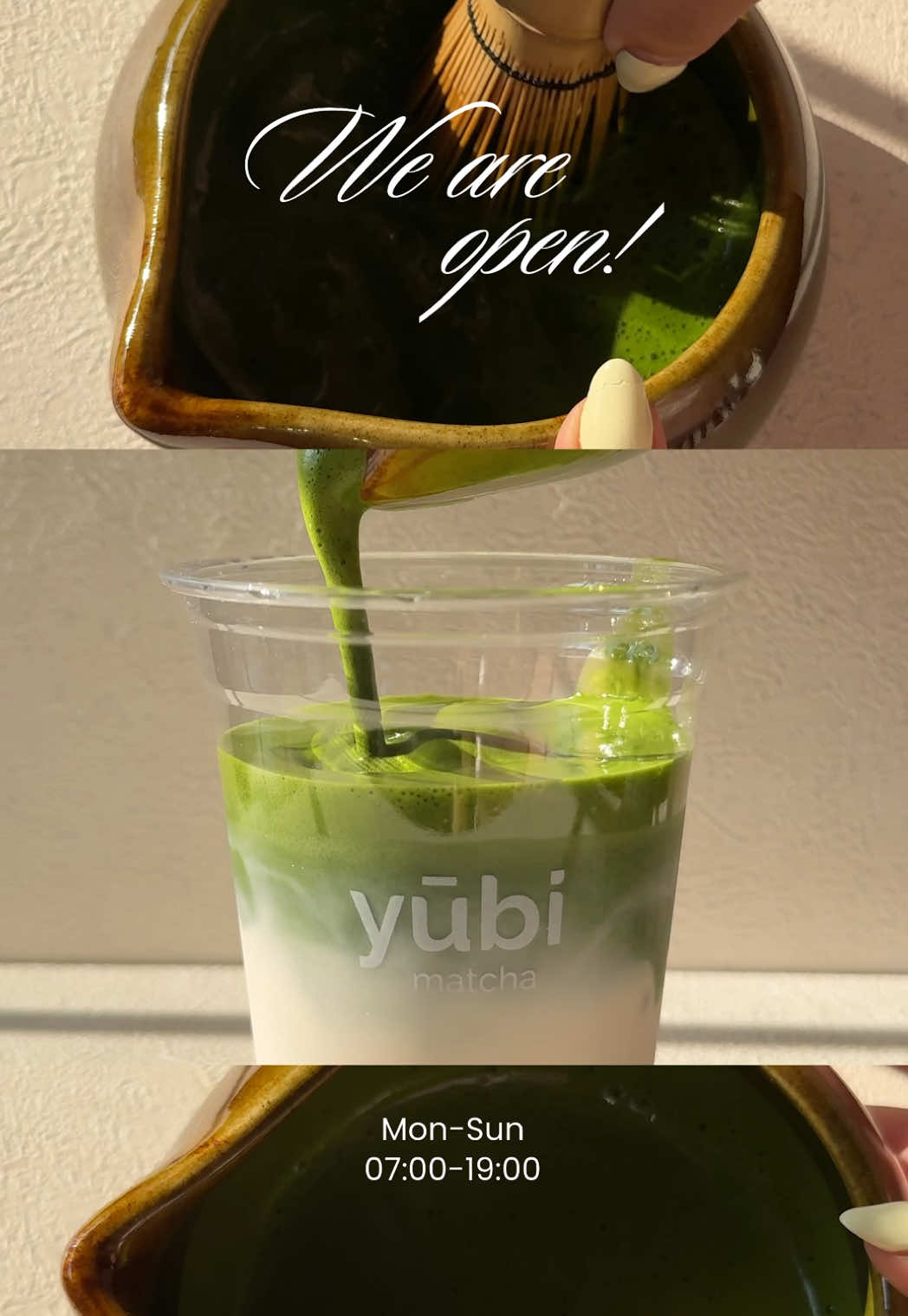 Need a boost for your Monday blues? Order our refreshing matcha latte babes 😝💅🏻 #fyp #matcha #homecafe #matchalatte #alamsutera 