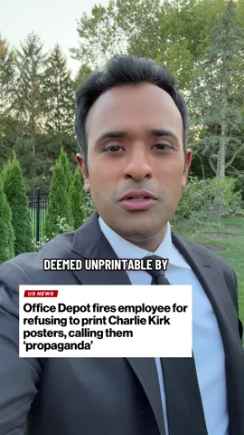 Office Depot fired an employee for failing to do their job.