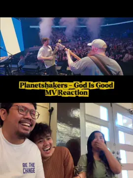 Our reaction seeing ourselves in @Planetshakers' Music Video of God Is Good! What an experience! #PlanetshakersAbundanceTour2025 #fyp #fypage #fyppppppppppppppppppppppp #ChristianTiktok  @teachercams23