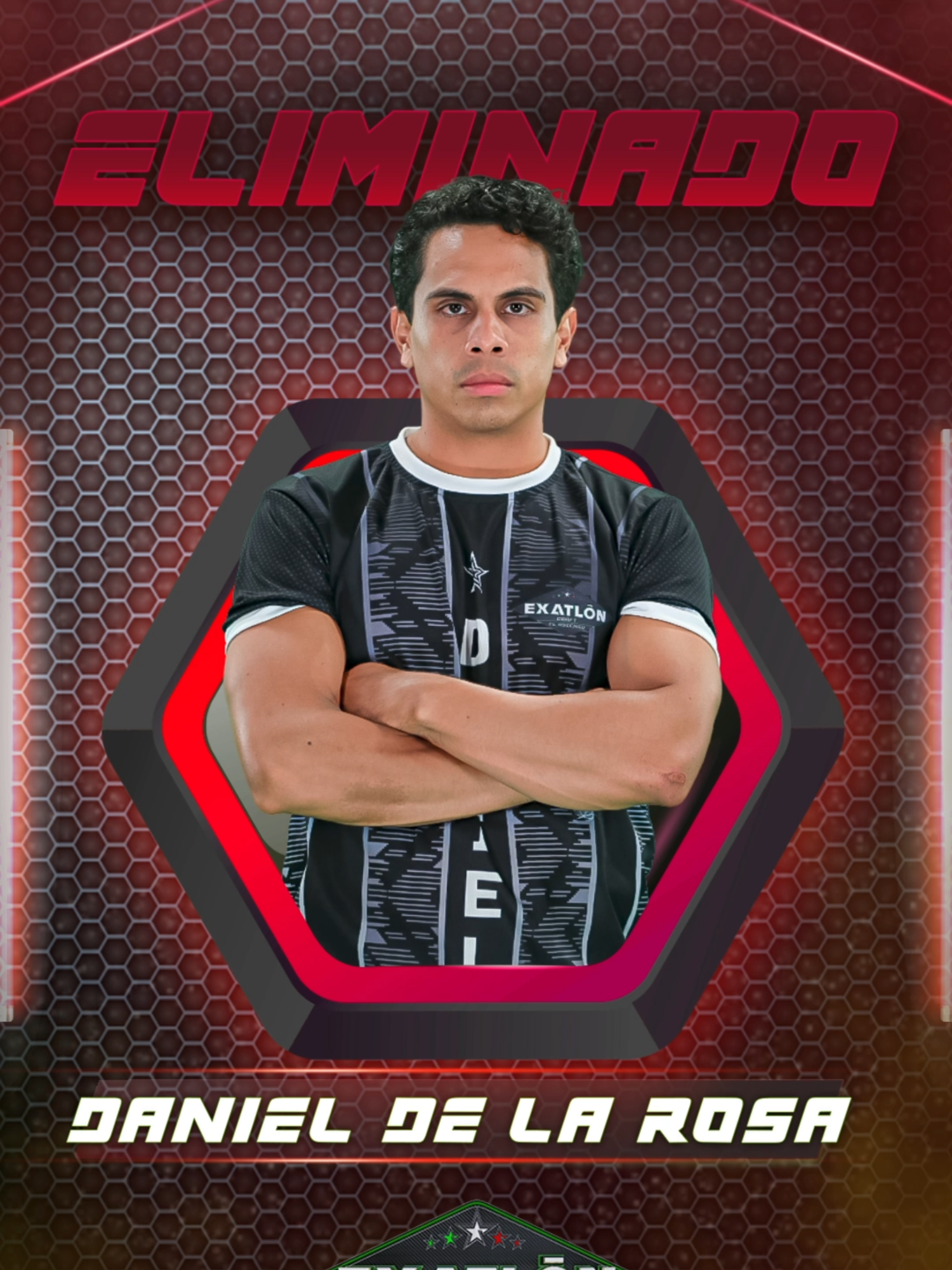 Daniel de la Rosa, queda fuera de #ExatlónDraft. 🏃🏻‍♂️⚡️ Gracias a nuestro aspirante por dejar todo en esta competencia y tu fuerza se notó en cada carrera, demostrando tu experiencia. ⚫️🥺 #ExatlónMéxico