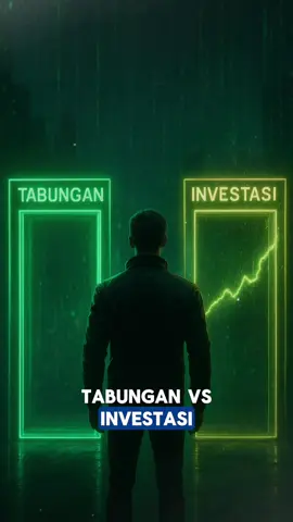 💸 Tabungan aman… tapi kalah sama inflasi! 🚀 Investasi bisa ngalahin inflasi & bikin uangmu berkembang. Pilih tim mana?  👉 Belajar investasi dari nol? Link di bio! #Investasi #Tabungan #BelajarInvestasi #TipsKeuangan #FinancialFreedom #MoneyTips #CerdasFinansial #FinancialGoals #InvestasiPemula