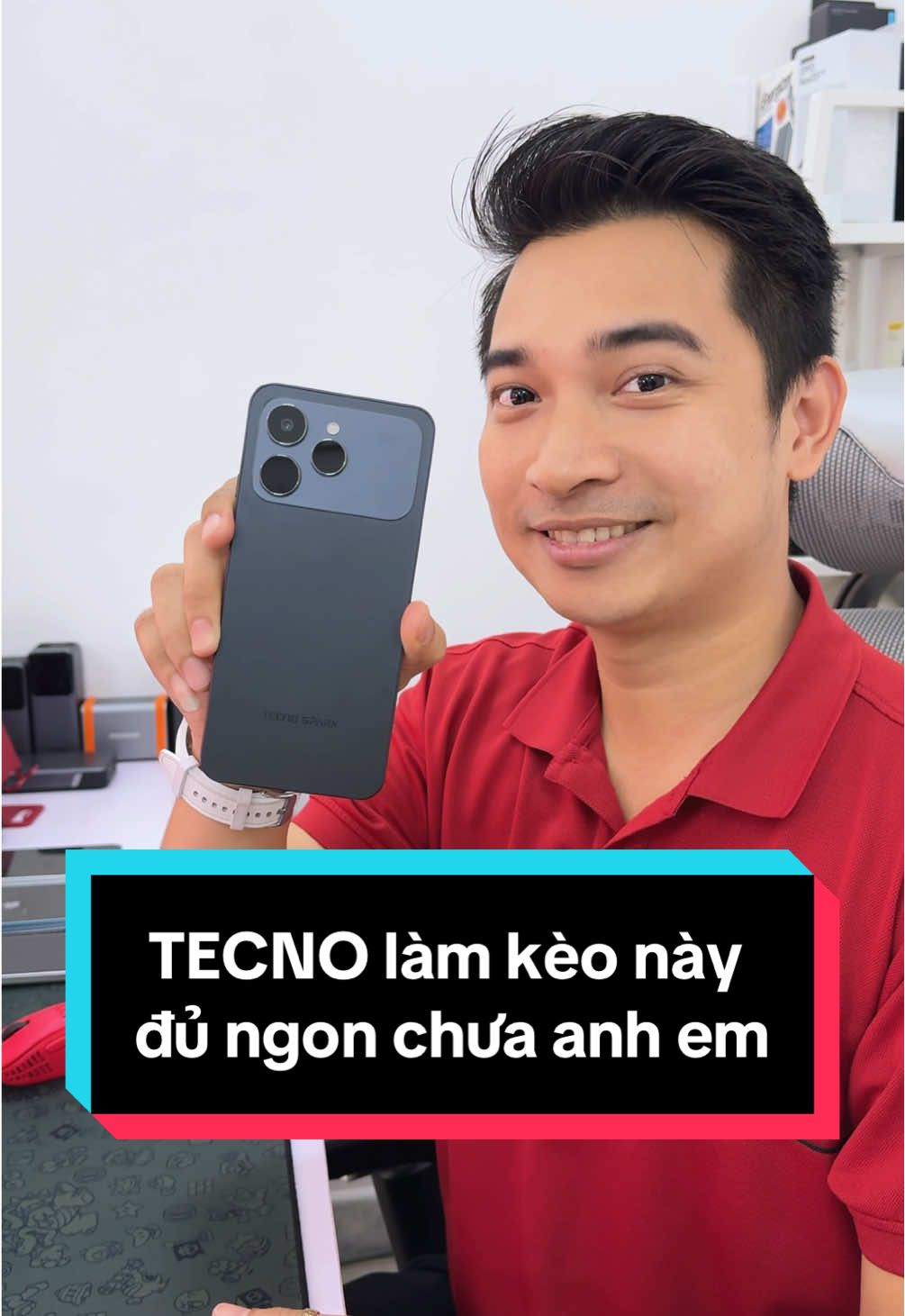 TECNO SPARK 40 - Kèo này đã đủ ngon chưa anh em 😌😌😌 #LearnOnTikTok #education #thanhcongnghe 