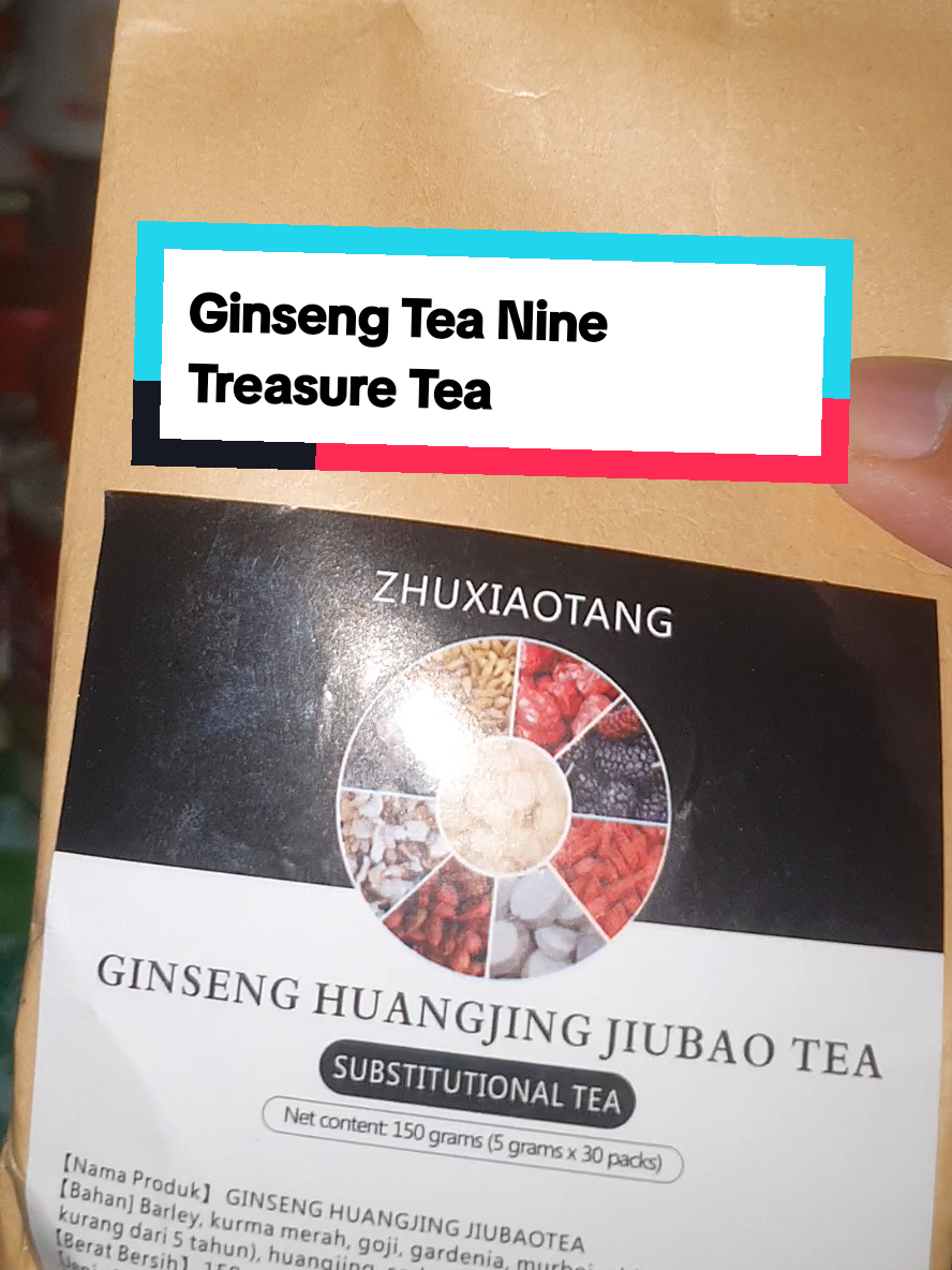 Ginseng Tea Nine Treasure Tea Red Date Health Tea for Men and Women #wellnessinacup #teatokPH #healthylifestyle #ginsengtea
