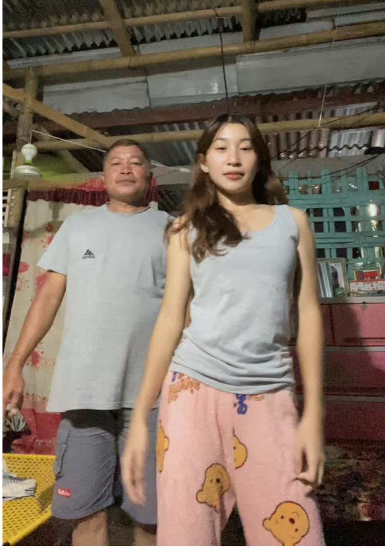 feel na feel nya payan #fyp #fatherdaughter #dance 