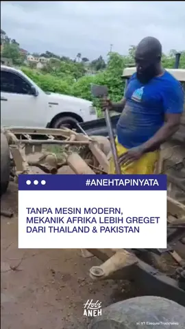 Di Afrika, bengkel nggak butuh alat super mahal, keterbatasan tools ga bikin mereka kehabisan akal. Cukup kreativitas, Otot kenceng, Otak encer, dan tangan dingin… hasilnya bikin melongo! 🤯 Jadi, Gak cuma bengkel Pakistan dan Thailand nih Hobers, Gregetnya mekanik Afrika buktiin, keterbatasan bukan alasan buat berhenti ngulik. 🔥 Hobers pernah ngalamin ditangani mekanik Indonesia yang sama gregetnya? Drop jawabanmu di komen & tag temen bengkelmu biar ikutan diskusi! #Viralvideo #CarCulture #Mechaniclife #mechanic #Bengkelmobil           