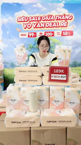 🔥 Giữa tháng xả kho giấy ăn – giá sốc chỉ trong LIVE, vào ngay kẻo hết! 