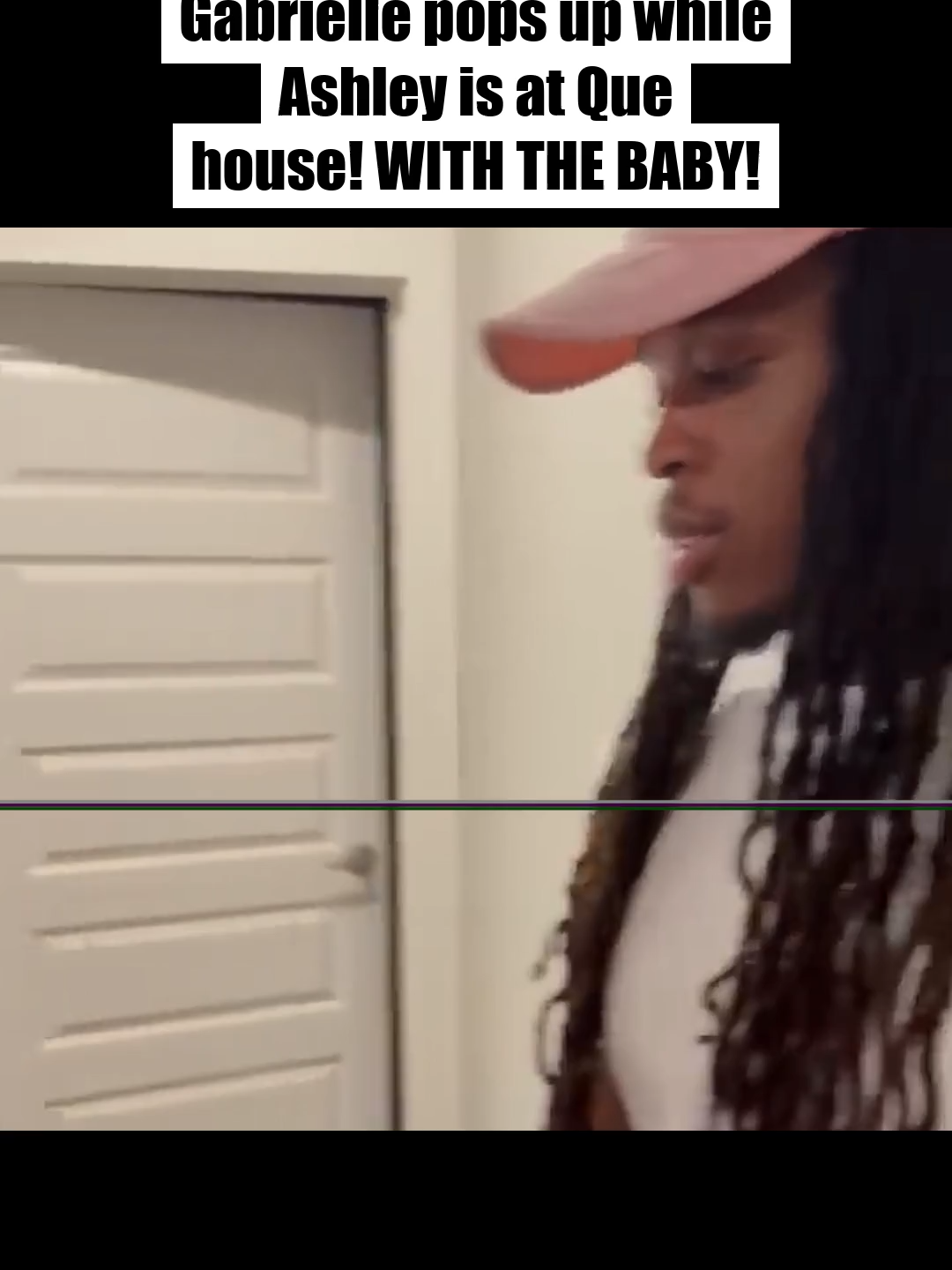 Gabrielle pops up while Ashley is at Que house_ WITH THE #ABY_#kountrywayne #kountrywaynecomedy #fyp