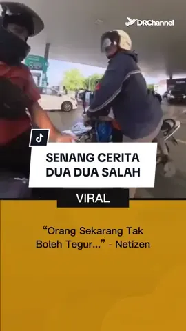 Inilah realiti masyarakat kita sekarang. Semoga kita tidak lupa untuk kekalkan Rukun Negara - kesopanan & kesusilaan 