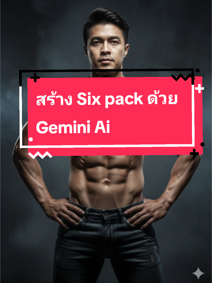 ไม่ต้องเหนื่อยมาออกกำลังกาย 🤣🤣🤣 #ai #gemini #aiprompt #fypシ゚viral #Gemini 