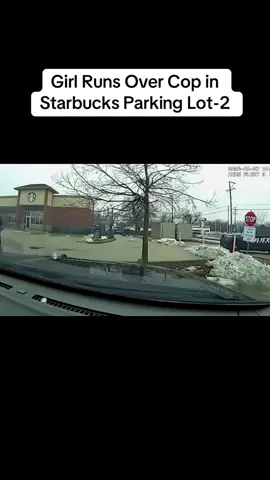Girl Runs Over Cop in Starbucks Parking Lot-2