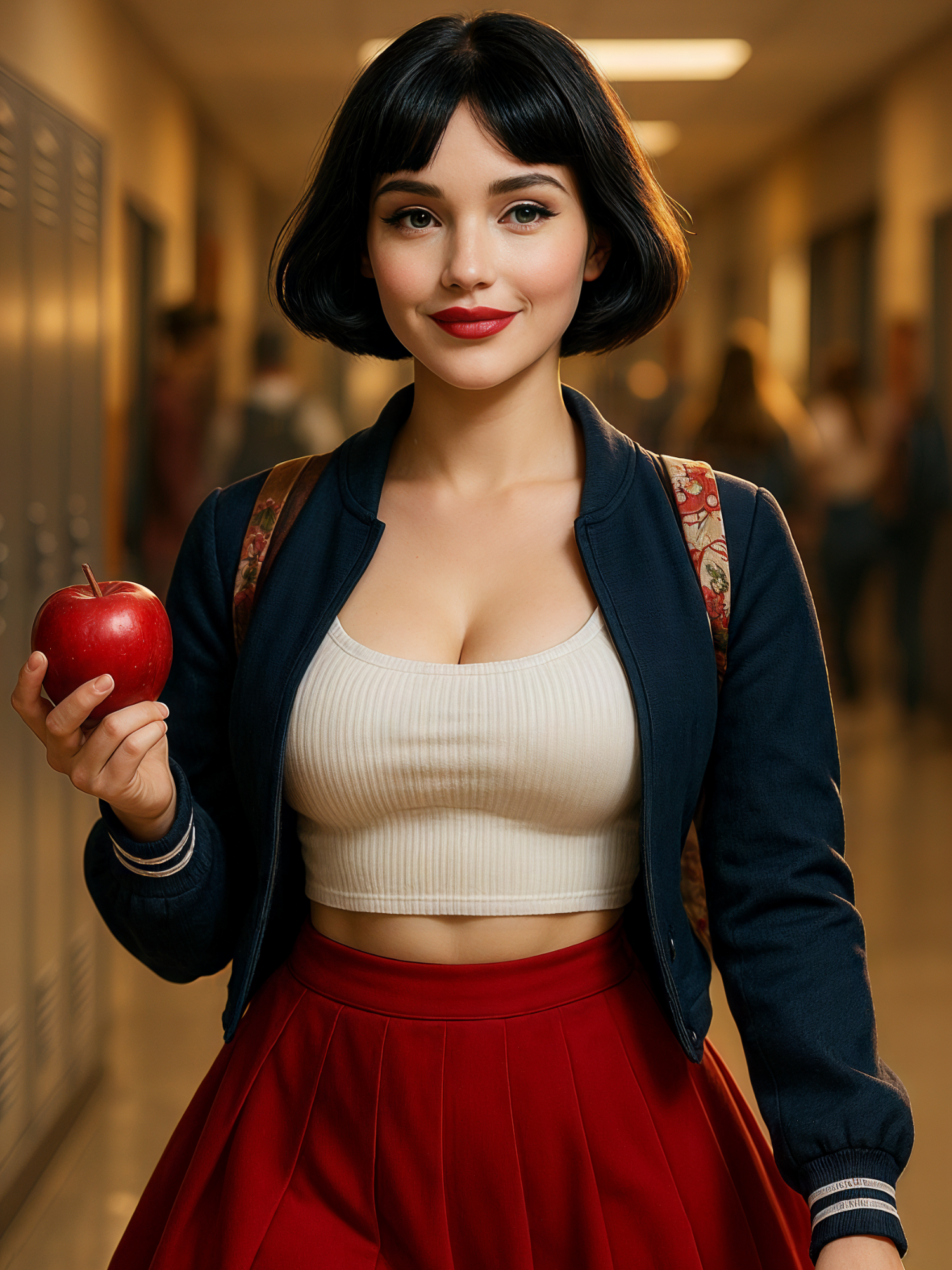 ✨👑 E se as princesas da Disney estudassem juntas na mesma escola? Transformei elas em versão realista e o resultado ficou surreal! 🔥 Qual delas ficou mais incrível? 😍 #Disney #Princesas #FYP #Estudantes #DisneyPrincess #viral #trend