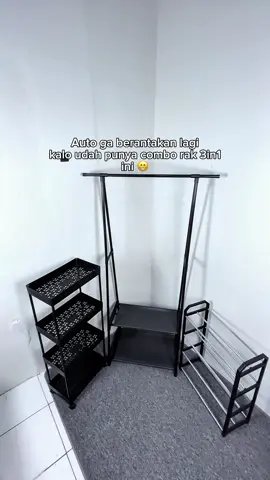 Lagi promo nih ‼️ rak 3 in 1 ga sampe 120 ribuan 😁 #rak #rak3in1 #raksepatu #raksusun #rakgantung    