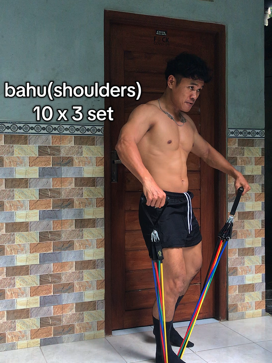 karet resistance band  untuk olahraga  workouts di rumah #karetresistanceband #resistance #resistanceband #olahraga #workfromhome 