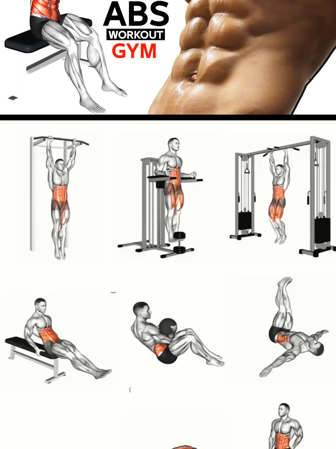 Effective Abs Workout #GymTok #muscle #exercise #Fitness #workout #workoutroutine #workouttips #fit #fitnesstips #abs #sixpack #absworkout