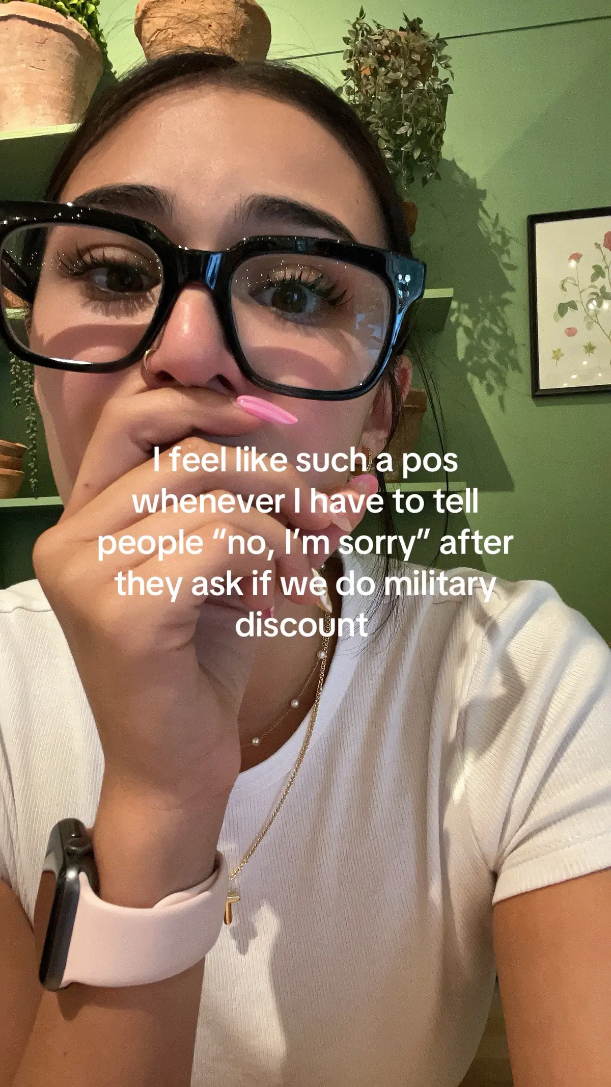 Thank you for you’re service though 