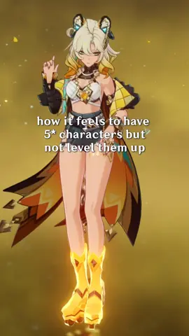 I'll level them up someday, I promise #GenshinImpact #lvl1 